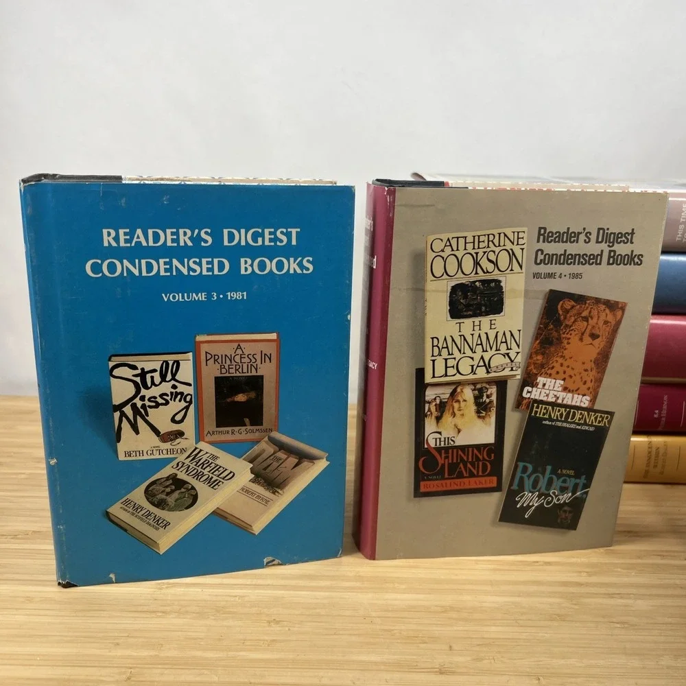 19 Vintage Reader's Digest Condensed Books Hardcover Lot w/ Dust Jackets